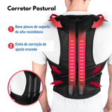 Colete Corretor de Postura ajustável - PowerVest - shoppingdasmarcasoficial