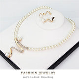 Conjunto de Joias Trabalhado com Pérolas - ElegantWhite - shoppingdasmarcasoficial